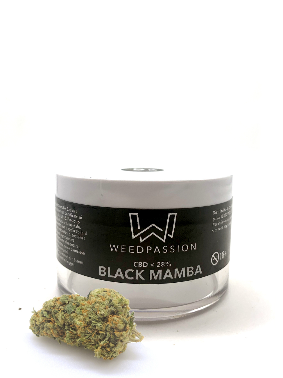 Weedpassion Black mamba 28% cbd barattolo 3gr