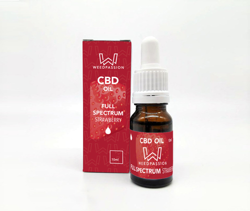 WEEDPASSION OLIO CBD 10ml FULL SPECTRUM FRAGOLA